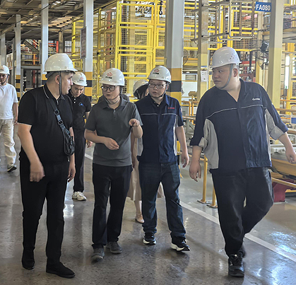Kazakhstan customer factory inspection